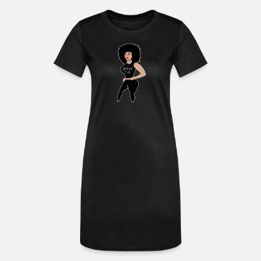 melanin t shirt dress